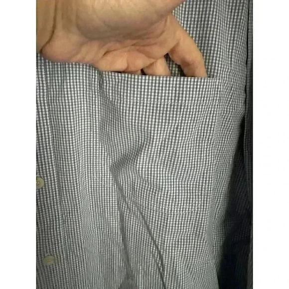 Roper Men's XL Western Shirt Long Sleeve Cowboy Workwear Blue Plaid Rodeo Casual - Picture 4 of 14